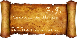 Piskolczi Gardénia névjegykártya